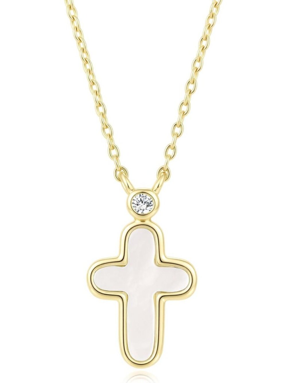Elegant Gold Cross Necklace for Women | Stylish Cross Jewelry Accessory